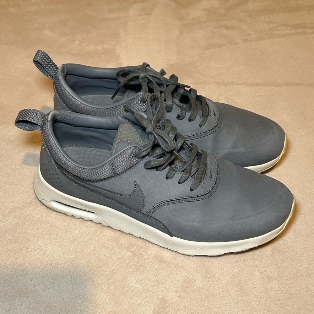 Nike Air Max Thea Women’s Grey Sneakers with White Sole